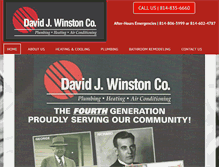 Tablet Screenshot of davidjwinstonco.com